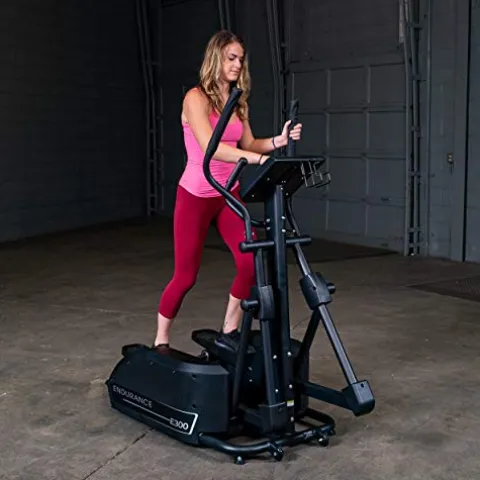 Body-Solid (E300) Elliptical Trainer Machine Grey, Black