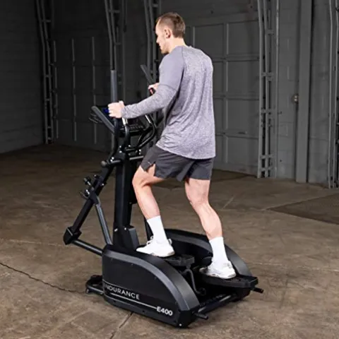 Body-Solid Elliptical Trainer Machine (E400) Black