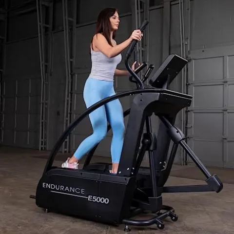 Body-Solid Elliptical Trainer Machine (E5000) Black