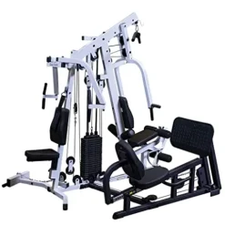 Body-Solid (EXM2500LPS) Multi-Station Home Gym Machine, Arm & Leg Strength Training Functional Exercise Workout Station White