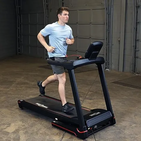 Body-Solid Foldable Incline Treadmill Black