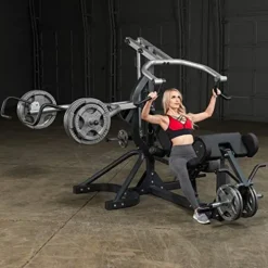 Body-Solid Free-Weight Olympic Leverage Machine Black