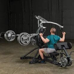 Body-Solid Free-Weight Olympic Leverage Machine Black