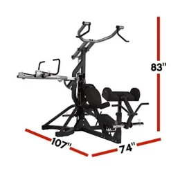 Body-Solid Free-Weight Olympic Leverage Machine Black