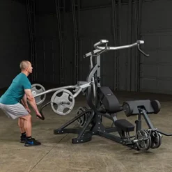 Body-Solid Free-Weight Olympic Leverage Machine Black