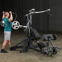 Body-Solid Free-Weight Olympic Leverage Machine Black