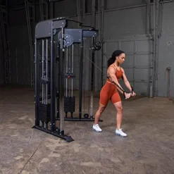 Body-Solid Functional Trainer – Dual 160lb Weight Stacks Black