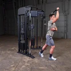 Body-Solid Functional Trainer – Dual 160lb Weight Stacks Black