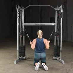 Body-Solid GDCC200 Cable Crossover Exercise Machine Grey/Black