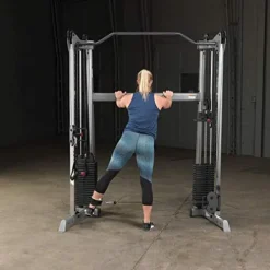 Body-Solid GDCC200 Cable Crossover Exercise Machine Grey/Black