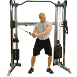Body-Solid GDCC200 Cable Crossover Exercise Machine Grey/Black