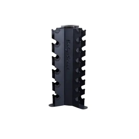 Body-Solid GDR80-SDRS550 Dumbbell Set with Vertical Rack Black