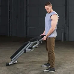 Body-Solid GFID225 Folding Adjustable Weight Bench Gray