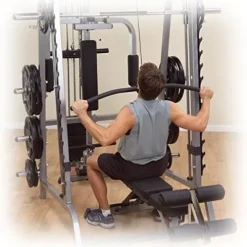 Body-Solid GLA348QS LAT Attachment for Series 7 GS348 Smith Machine Grey/Black