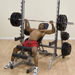 Body-Solid (GPR370) Multi-Press Rack Grey