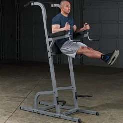 Body-Solid GVKR82 Vertical Knee Raise Machine Gray