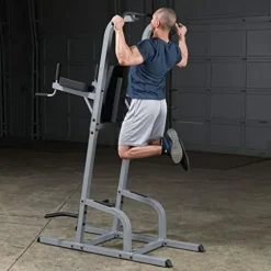 Body-Solid GVKR82 Vertical Knee Raise Machine Gray