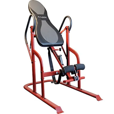 Body-Solid Heavy Duty Lumbar Inversion Table Red