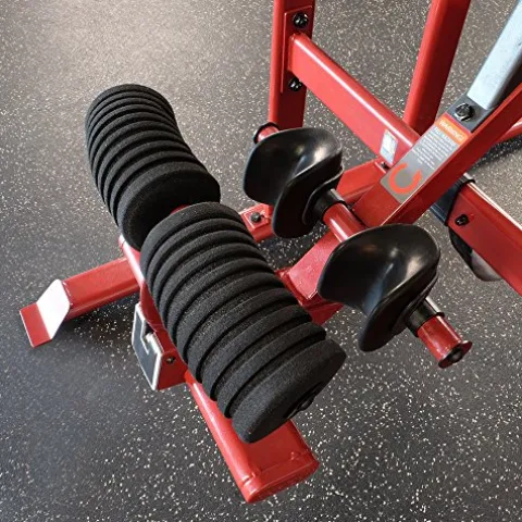 Body-Solid Heavy Duty Lumbar Inversion Table Red