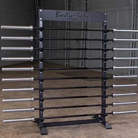 Body-Solid Horizontal Barbell Rack Black