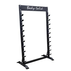 Body-Solid Horizontal Barbell Rack Black