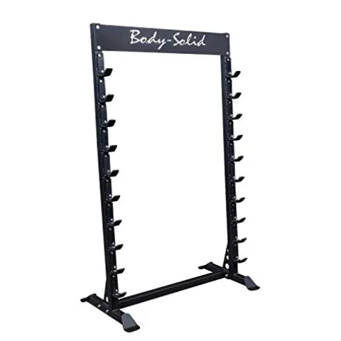 Body-Solid Horizontal Barbell Rack Black