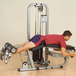 Body-Solid Leg Curl Machine, 310 lb Black