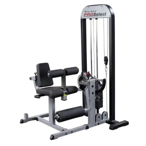 Body-Solid Leg Extension and Curl Machine with 310 lb Weight Stack Grey/Black