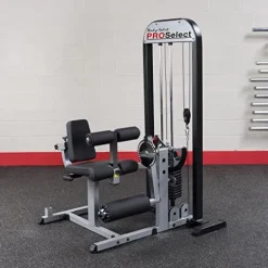 Body-Solid Leg Extension and Curl Machine with 310 lb Weight Stack Grey/Black