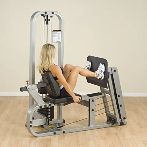 Body-Solid Leg Press Machine Stack 310 lb Black