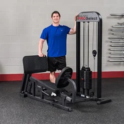 Body-Solid Leg Press Machine 210-Pound Stack Home Gym Black
