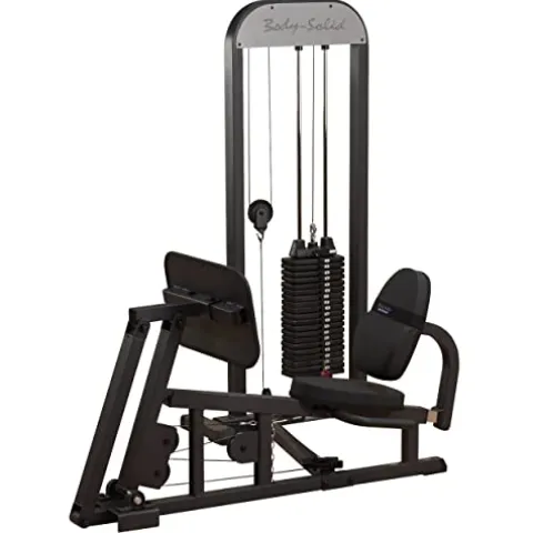 Body-Solid Leg Press Machine 210-Pound Stack Home Gym Black