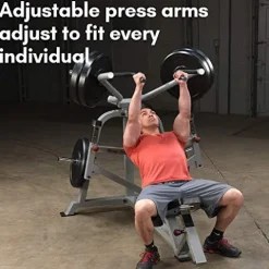 Body-Solid Leverage Incline Press Black