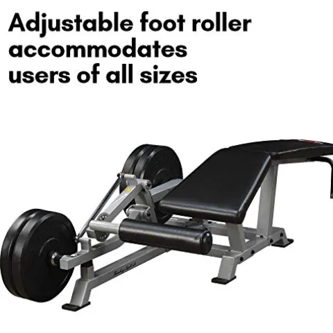 Body-Solid Leverage Leg Curl Black