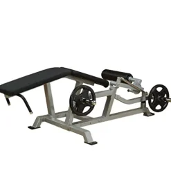 Body-Solid Leverage Leg Curl Black