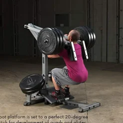 Body-Solid Leverage Squat/Calf Machine Silver