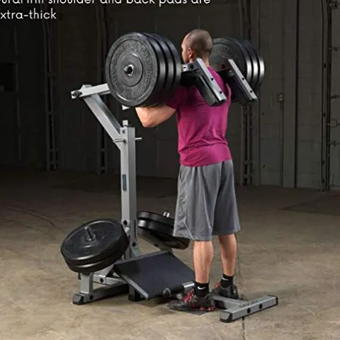 Body-Solid Leverage Squat/Calf Machine Silver
