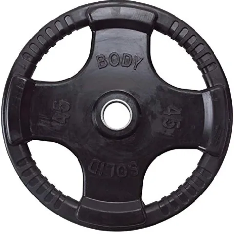 Body-Solid Olympic Weight Plates 455lbs Set Black