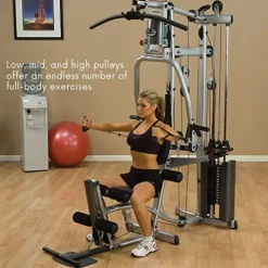 Body-Solid Powerline P2LPX210 Home Gym Equipment with Leg Press Silver / Black