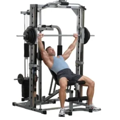 Body-Solid Powerline PSM144XS Smith Machine Gym Package Red