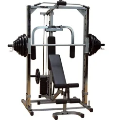 Body-Solid Powerline PSM144XS Smith Machine Gym Package Red