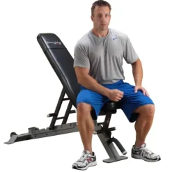 Body-Solid Pro Clubline Adjustable Bench Silver