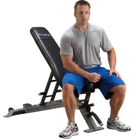 Body-Solid Pro Clubline Adjustable Bench Silver