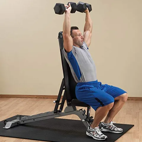 Body-Solid Pro Clubline Adjustable Bench Silver