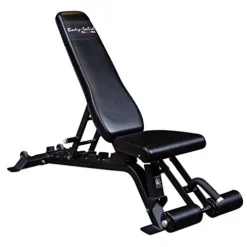 Body-Solid Pro Clubline Adjustable Bench for Abdominal and Core Training Black