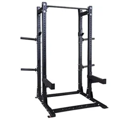 Body-Solid Pro Clubline Extended Half Rack Package Black