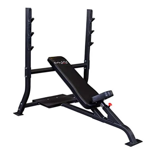 Body-Solid Pro Clubline SOIB250 Olympic Incline Bench Black