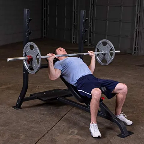 Body-Solid Pro Clubline SOIB250 Olympic Incline Bench Black