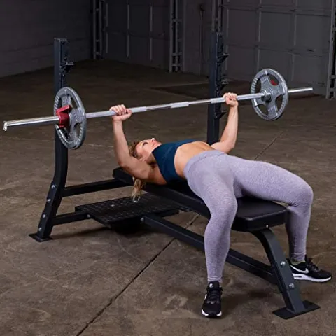 Body-Solid Pro Clubline SOFB250 Flat Olympic Bench Black