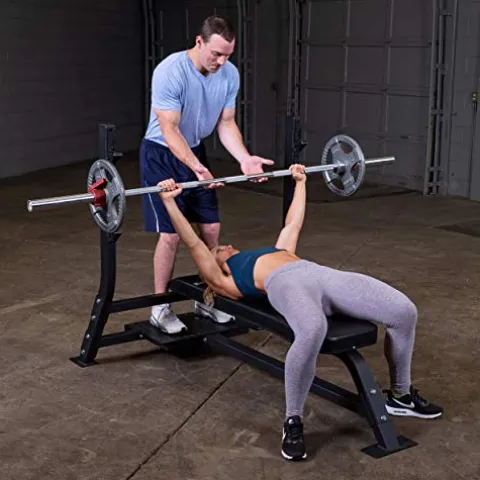 Body-Solid Pro Clubline SOFB250 Flat Olympic Bench Black